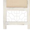 vidaXL 6-Panel Room Divider Cream 82.7x65.0" Fabric