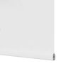 vidaXL Shower Roller Blind White PEVA, Aluminum 24x94.5 in