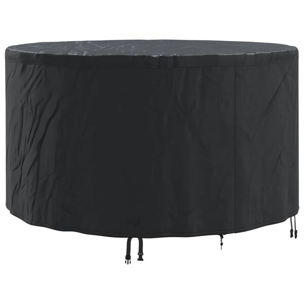 vidaXL Outdoor Furniture Cover Black 157 x 157 x 85 cm 420D fabric