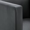 vidaXL Cube Armchair Gray Faux Leather