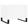 vidaXL Coffee Table White Engineered wood and metal Medium