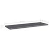 vidaXL Shelf Set of 4 High gloss grey Engineered wood
