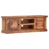 vidaXL TV Cabinet Light Brown Solid Acacia Wood 47.2x11.8x15.7 in