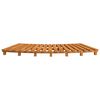 vidaXL Spa Step Natural Wood Solid acacia wood 30.7/43.3 x 17.7 x 2.8 in