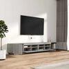 vidaXL TV Cabinet Set Grey Sonoma Engineered Wood TV Cabinet Set