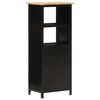 vidaXL Highboard Black and brown Solid mango wood Highboard Rectangular