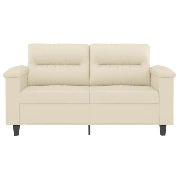 vidaXL 2-seater Sofa Cream