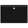 vidaXL Rectangular ABS Shower Base Tray Black 31.5"x47.2"
