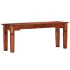 vidaXL Bench 43.3 " Solid Acacia Wood