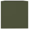 vidaXL Planter Olive Green Cold-rolled Steel Medium Durable Planter