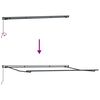 vidaXL Retractable Awning Manual Multicolour 157.48 x 137.80 in