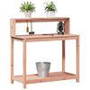 vidaXL Potting Table Natural Wood Solid Douglas Wood Medium