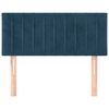 vidaXL Headboard Dark Blue 35.4"x2"x30.7"/34.6" Velvet