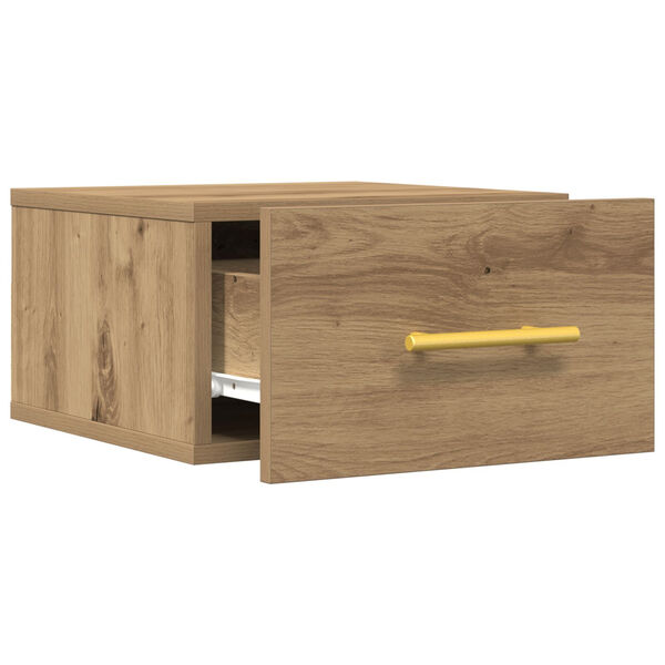 vidaXL Bedside Cabinet 2 pcs Artisan Oak 13.78 x 13.78 x 7.87 in