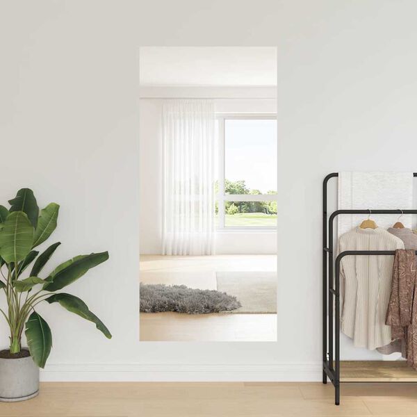 vidaXL Mirror Film 2 pcs Silver PET