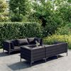 vidaXL Garden Lounge Set Dark Grey