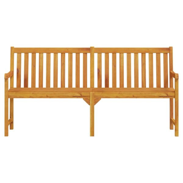vidaXL Garden Bench Natural wood Solid acacia wood 70.9 in Durable