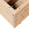vidaXL Patio Planter 27.6x15.7x19.5" Solid Wood Pine