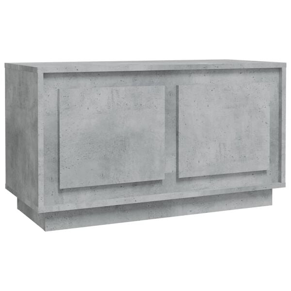 vidaXL TV Cabinet Concrete Grey Engineered Wood Small TV Cabinet