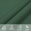 vidaXL Sunshade Sail Oxford Fabric Square 13.1x13.1' Dark Green