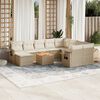 vidaXL Garden Sofa Set Beige