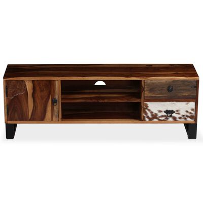 vidaXL TV Cabinet Solid Sheesham Wood 47.2"x11.8"x15.7"