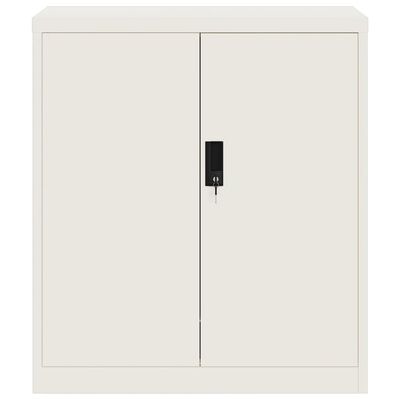 vidaXL File Cabinet White 31.1"x15.7"x35.4" Steel