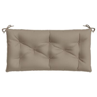 vidaXL Garden Bench Cushion Taupe 43.3"x19.7"x2.8" Oxford Fabric