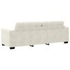 vidaXL Sofa Cream 87.01 x 30.71 x 31.50 in Fabric