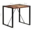 vidaXL Dining Table Natural Wood Solid acacia wood, Rubberwood