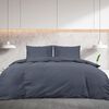vidaXL Duvet Cover Set Anthracite 100% Cotton 102.4 x 86.6 in