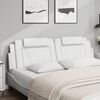 vidaXL Headboard Cushion White