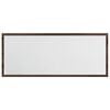 vidaXL Bathroom Mirror Brown oak Engineered wood, glass