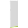 vidaXL Roller Blind Leaves green 100% polyester, aluminum 15.7 x 51.2 in