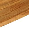 vidaXL Table Top Oak finish Solid mango wood with an oak finish