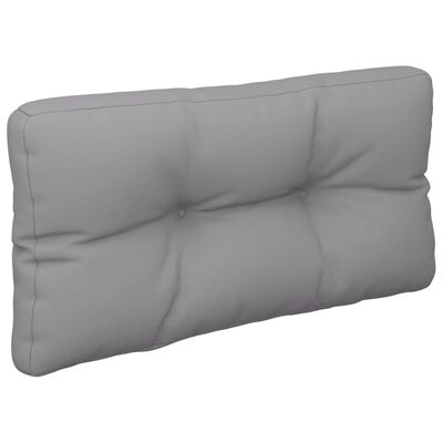 vidaXL Pallet Cushion Gray 31.5"x15.7"x4.7" Fabric