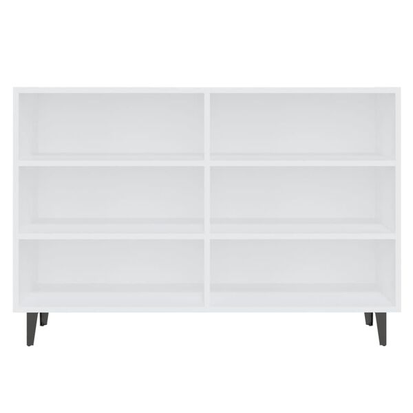 vidaXL Sideboard White 40.7"x13.8"x27.6" Engineered Wood