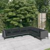 vidaXL Garden Lounge Set Dark Grey