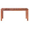 vidaXL Dining Table Honey Solid wood 70.9 in x 35.4 in x 29.9 in Durable