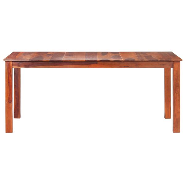 vidaXL Dining Table Honey Solid wood 70.9 in x 35.4 in x 29.9 in Durable