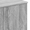 vidaXL Bathroom Furniture Set 3 pcs Grey sonoma Engineered wood