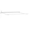 vidaXL Retractable Awning Multicolour 196.85 x 118.11 in