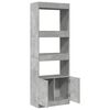 vidaXL Highboard Concrete grey Engineered wood Tall Highboard