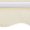 vidaXL Awning Cream Polyester with PU coating 137.8 in x 98.4 in