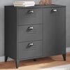 vidaXL Storage Cabinet Anthracite Grey Engineered Wood