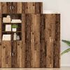 vidaXL Storage Cabinet Old wood 70 x 42.5 x 225 cm Engineered wood