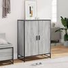 vidaXL Shoe Cabinet Grey Sonoma Engineered wood Medium Shoe Cabinet