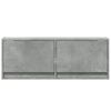 vidaXL TV Wall Cabinet Concrete Grey Engineered Wood Medium