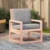 vidaXL Garden Chair Natural Wood Solid Douglas wood Medium Durable