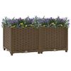 vidaXL Raised Bed Brown Polypropylene Medium Durable Raised Bed